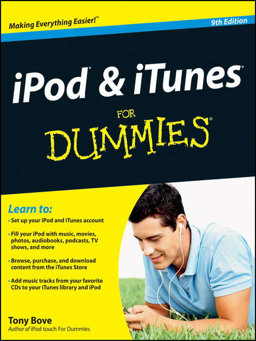 Title details for iPod and iTunes For Dummies by Tony Bove - Available
